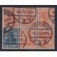 ALEMANIA 1921 ESTAMPILLAS SE-TENANT ZUSAMMENDRUCKE USADAS QUE SON MUCHO MAS RARAS MI WK1 MUY RARA 600 EUROS +